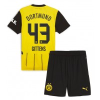 Dres Borussia Dortmund Jamie Bynoe-Gittens #43 Domáci pre deti 2024-25 Krátky Rukáv (+ trenírky)